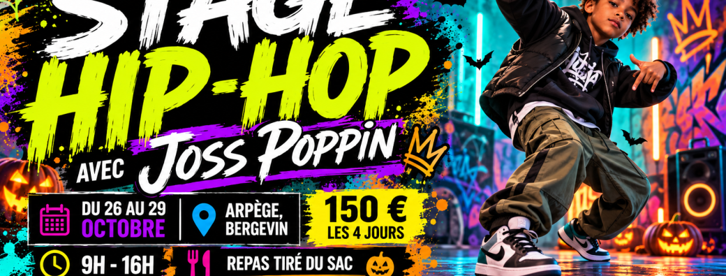 Stage Hip-Hop avec Joss Poppin