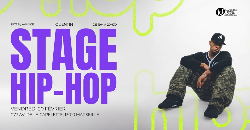 Stage : Hip Hop inter/avancé avec Quentin - 20/02/2026