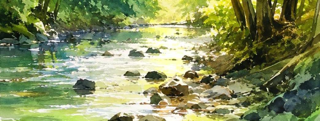 Stage d'aquarelle : « Le paysage recomposé, en lumière et couleurs »