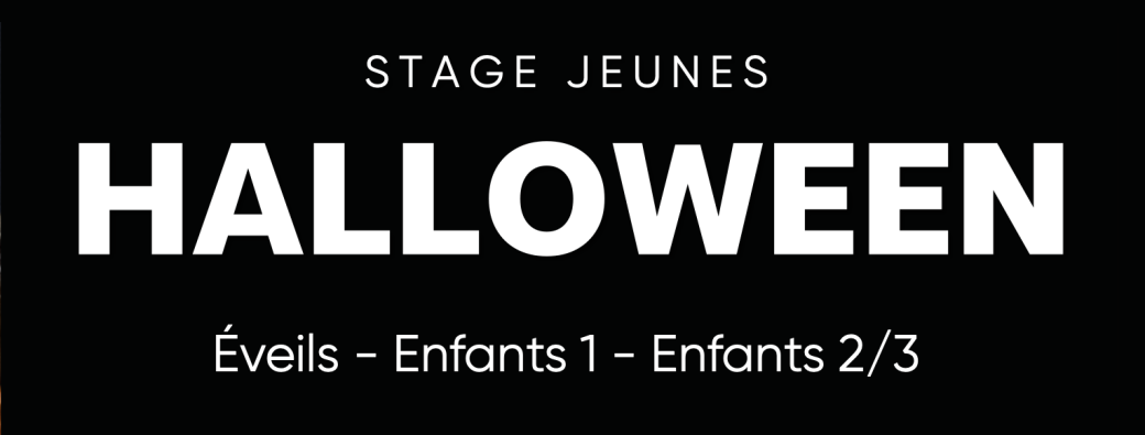 STAGE JEUNES - HALLOWEEN 2026