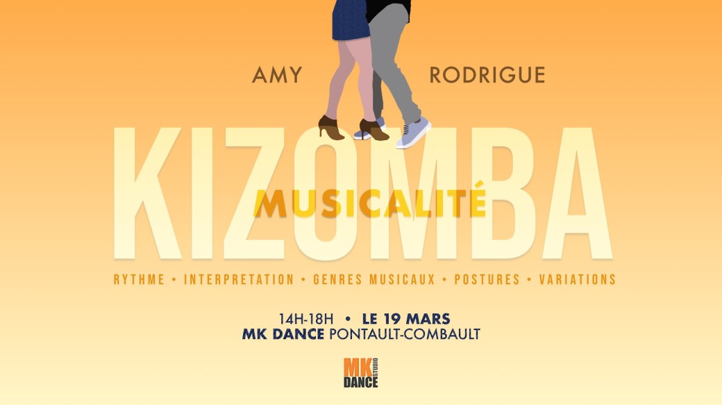 Stage KIZOMBA par Rodrigue & Amy - Musicalité - MK Dance Pontault-Combault