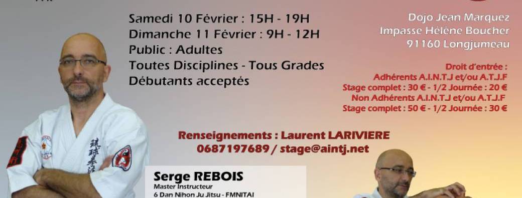 Stage Kyusho Jitsu - Serge REBOIS