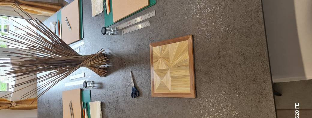 Stage marqueterie de paille