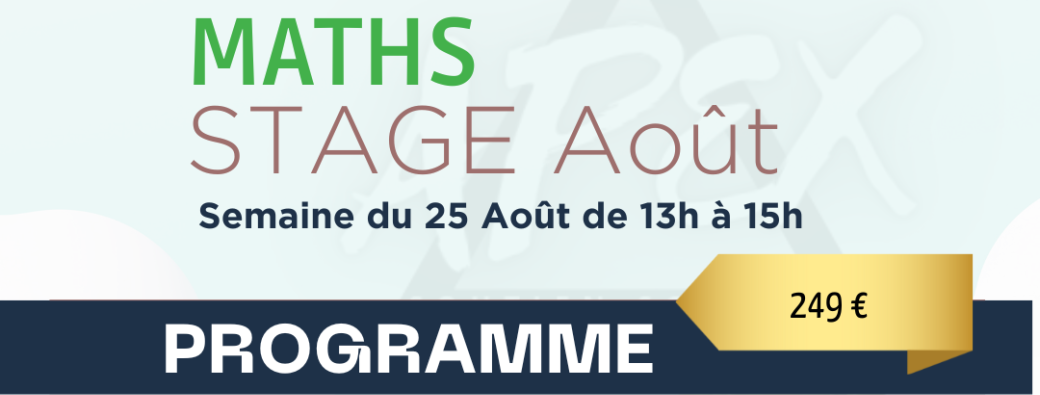 Stage Maths Seconde 