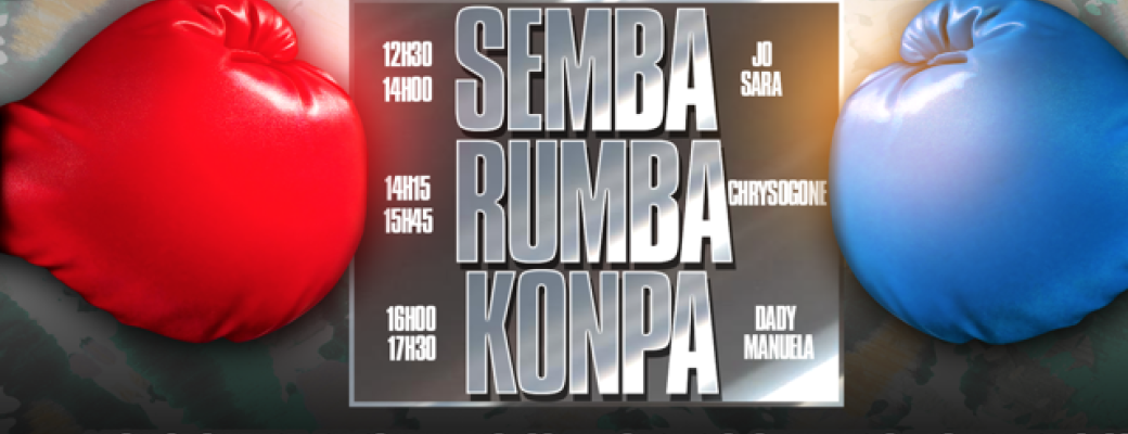 stage multi-danses: semba, rumba congolaise, konpa