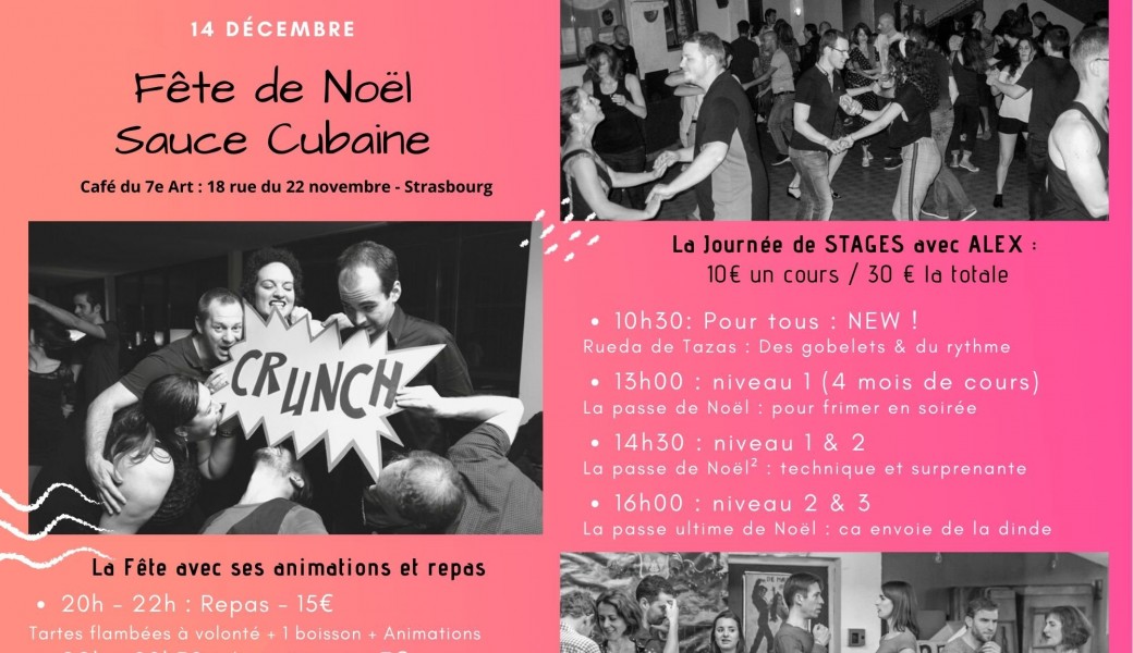 Fête de Noël & Stages Sauce Cubaine