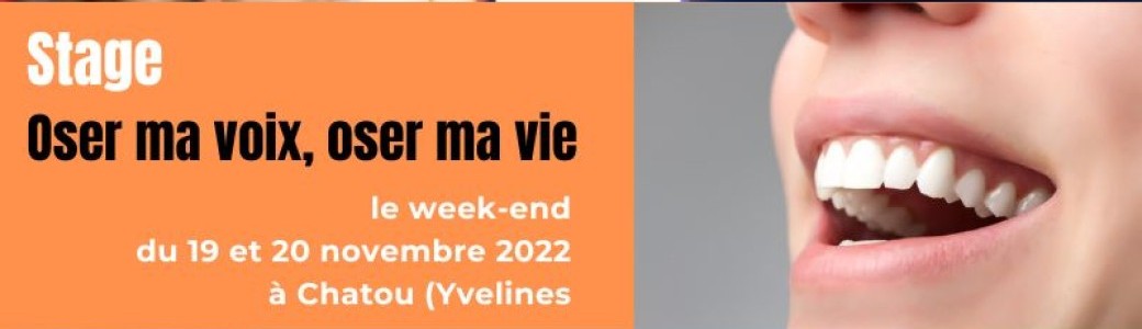 Stage Oser sa voix, oser sa vie