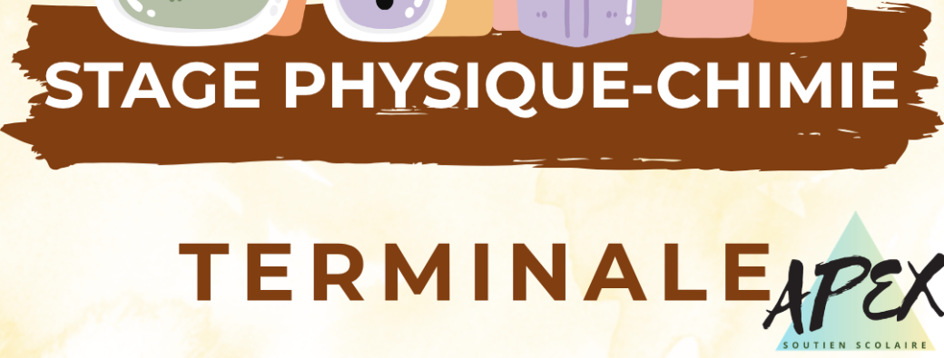 Stage Physique-chimie Terminale Toussaint