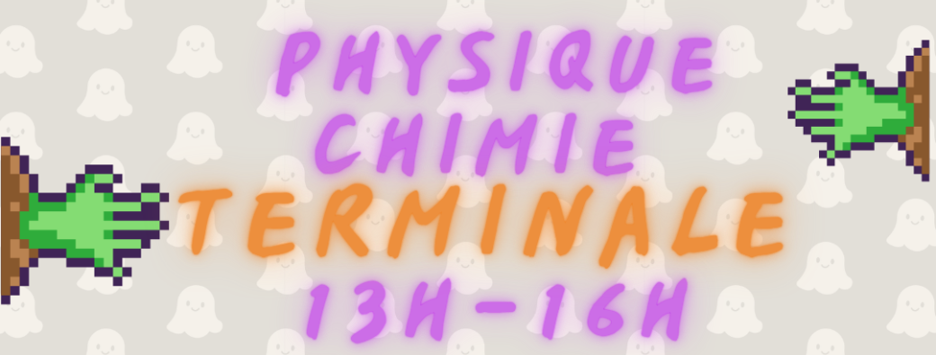 Stage Physique-chimie Terminale Toussaint