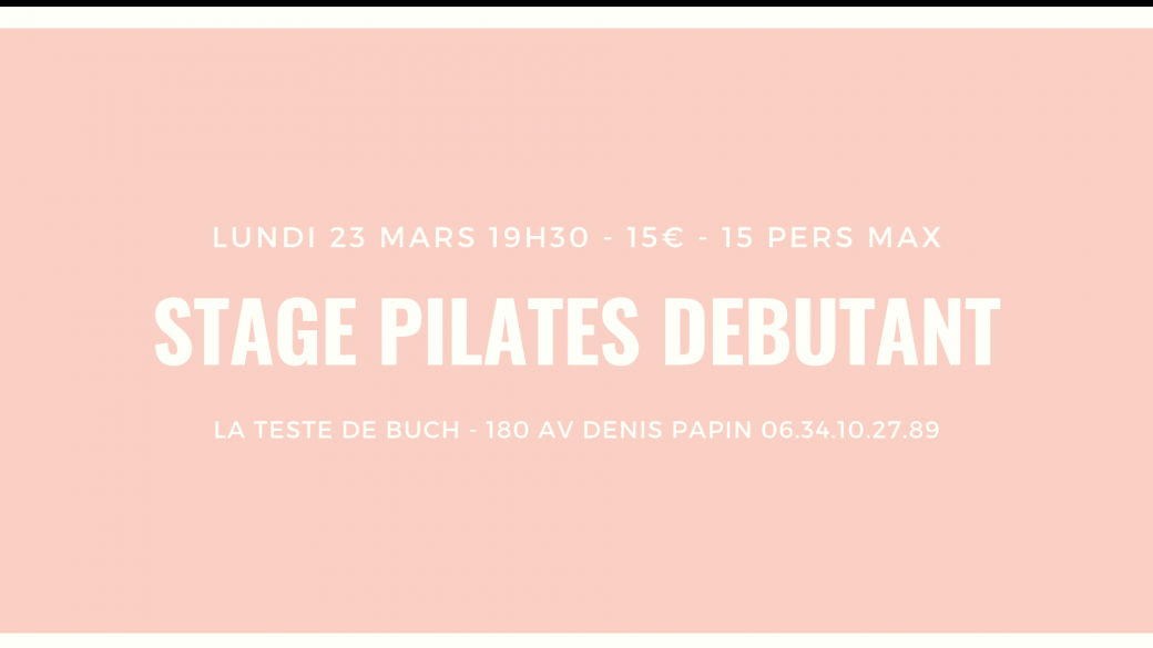 Stage Pilates La Teste de Buch