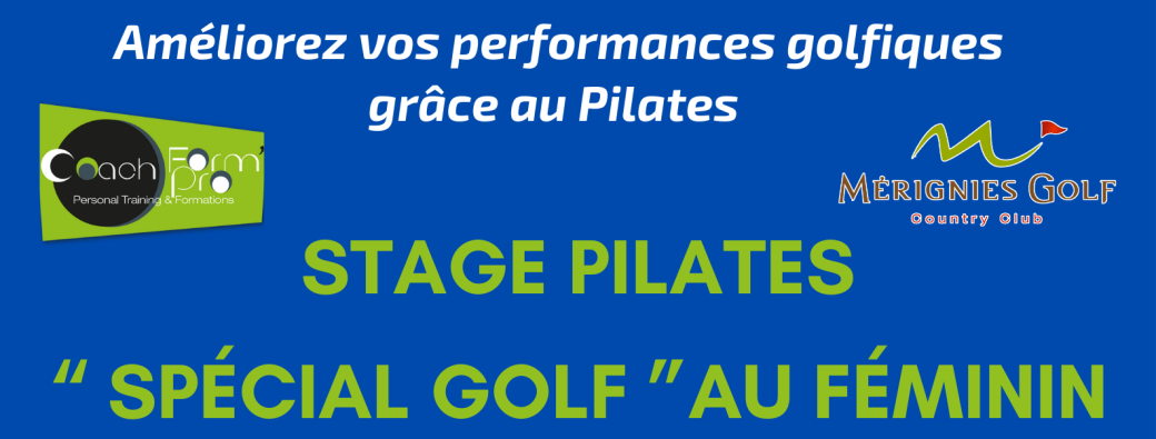 STAGE PILATES "SPÉCIAL GOLF" AU FÉMININ 