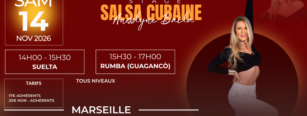 Stage : Salsa avec Anesslyne Baila