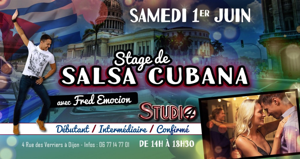 Stage Salsa Cubana Avec Fred Emocion