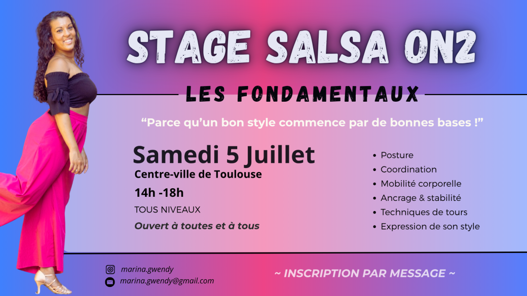 Stage Salsa Fondations by Marina