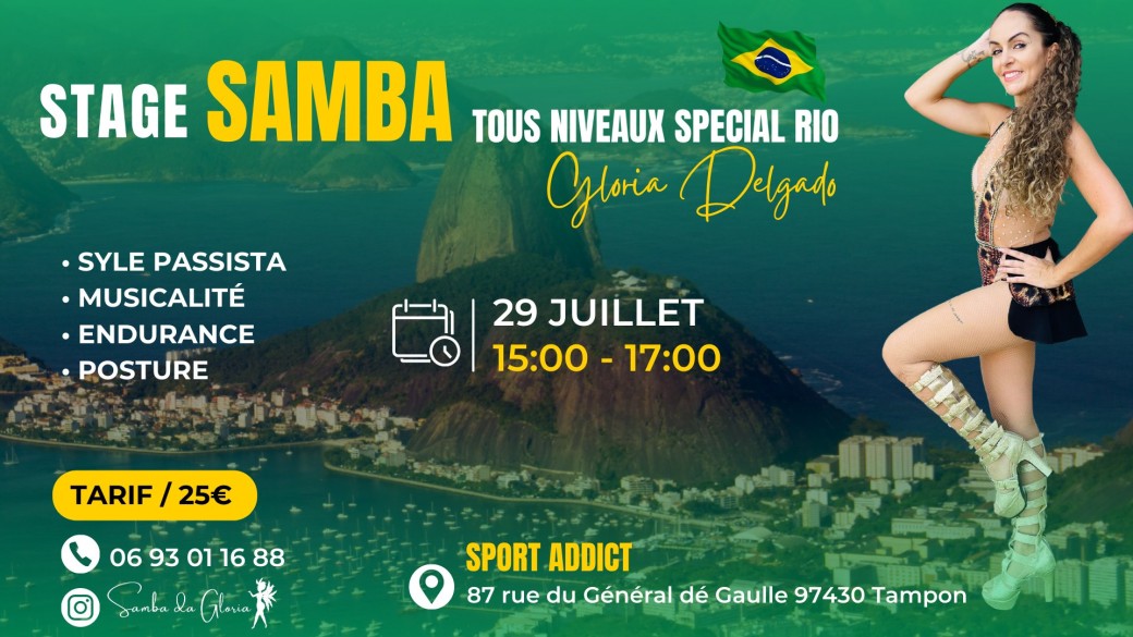 STAGE SAMBA dans le Sud avec Gloria