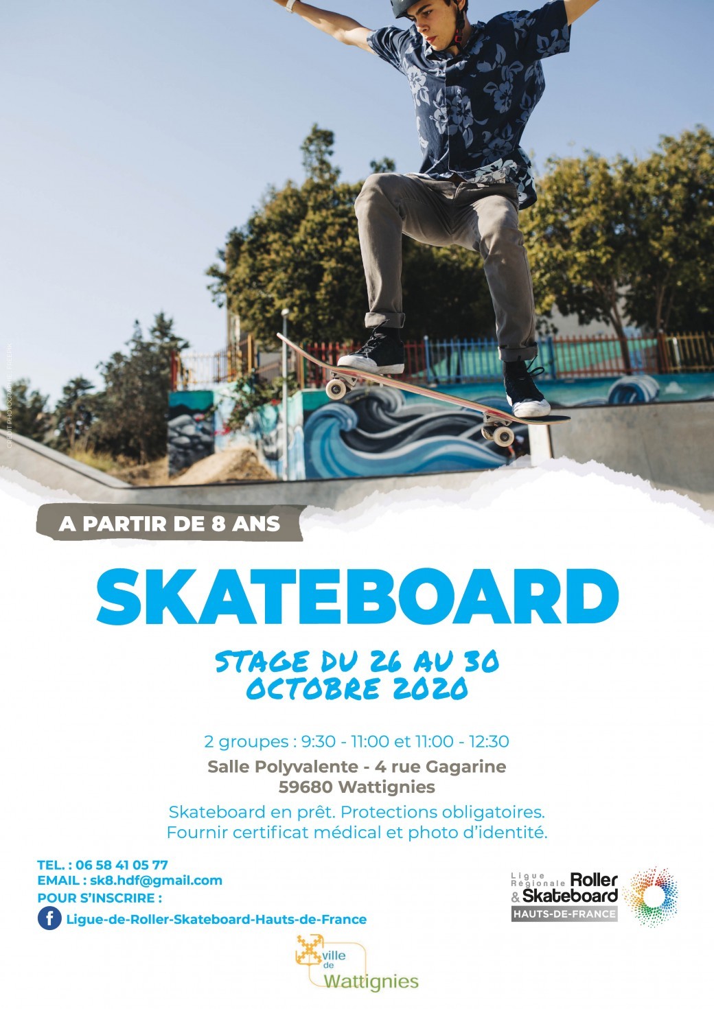Stage Skateboard Toussaint Wattignies (Groupe 1)