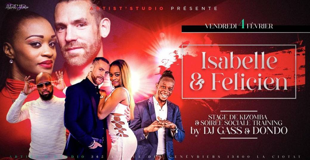 Stage & Social 100 % Kizomba Felicien & Isabelle 