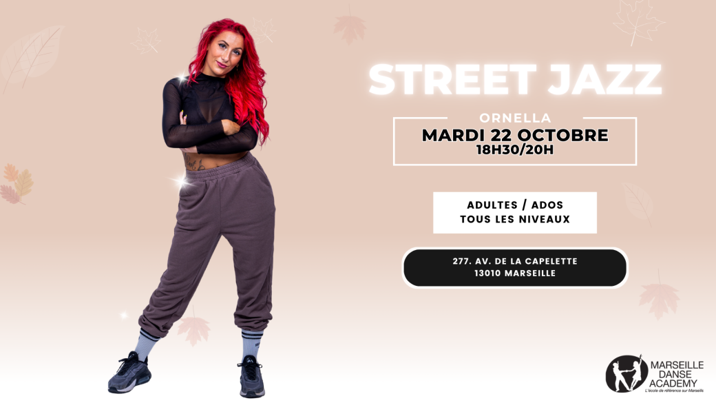 Stage : Street Jazz avec Ornella