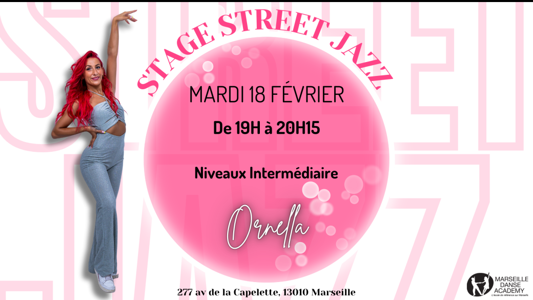 Stage : Street Jazz avec Ornella