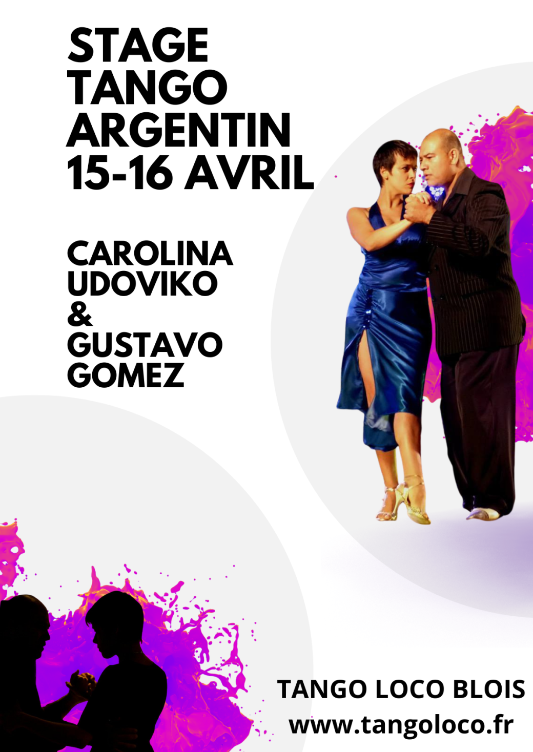 Stage Tango Argentin - Blois -  Avril 2023 