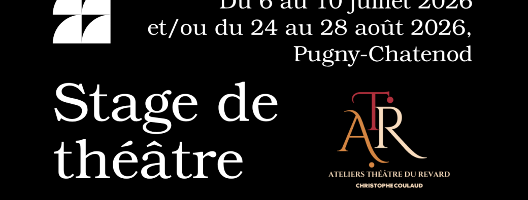 Stage théâtre - Enfants ou Ados, août 2026