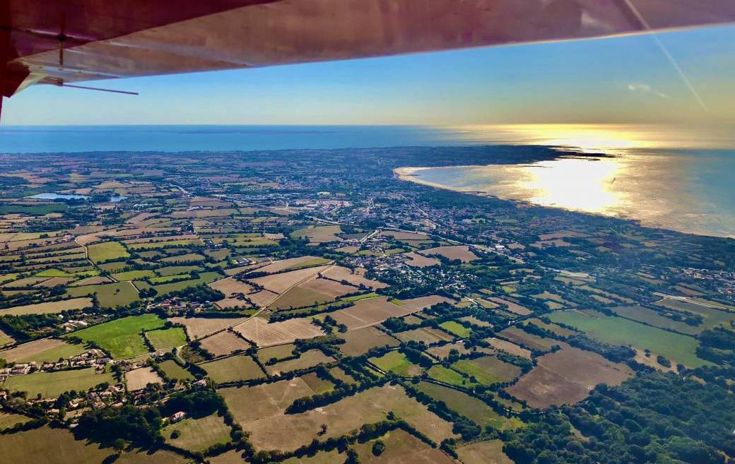 Stage, Vol d'initiation en avion léger ULM, Base ULM d'Héric
