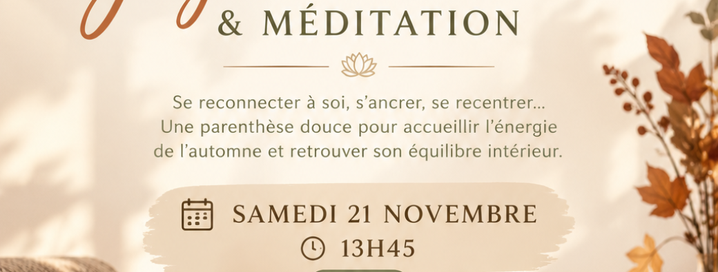 Stage Yoga d'automne & Méditation aux chandelles