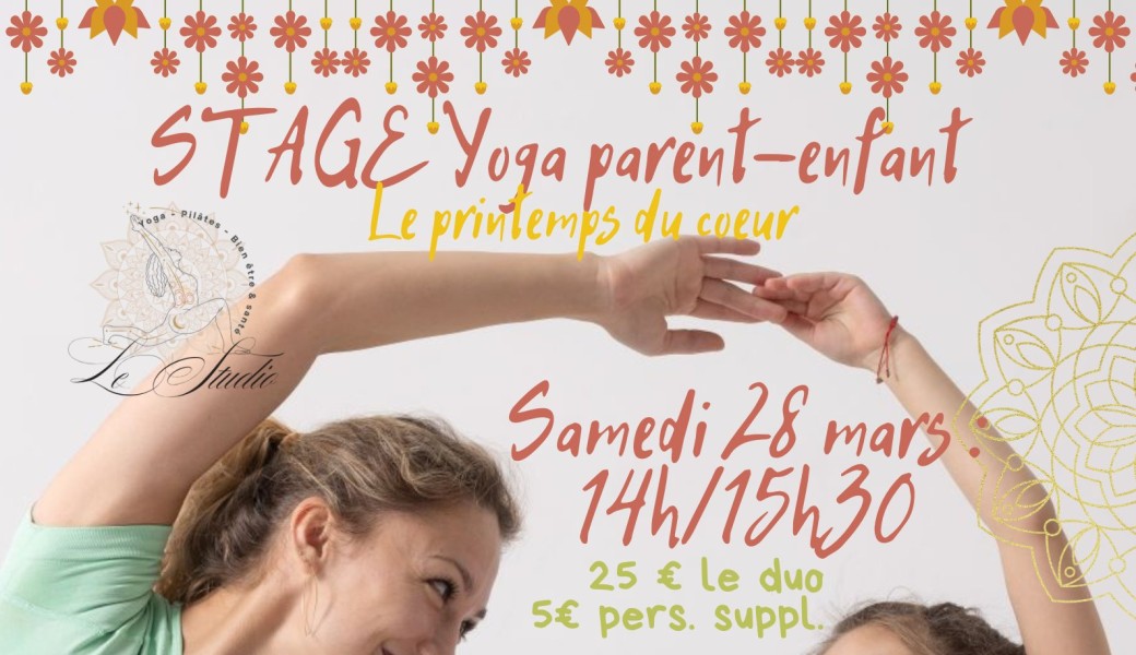 Stage Yoga parents enfants : Le printemps du coeur 