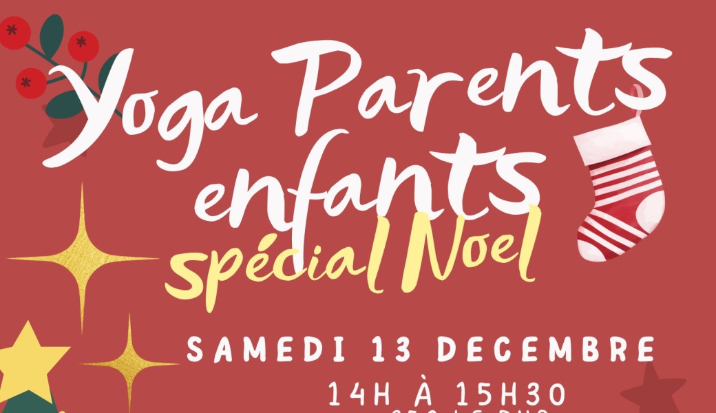 Stage Yoga parents enfants Noel 