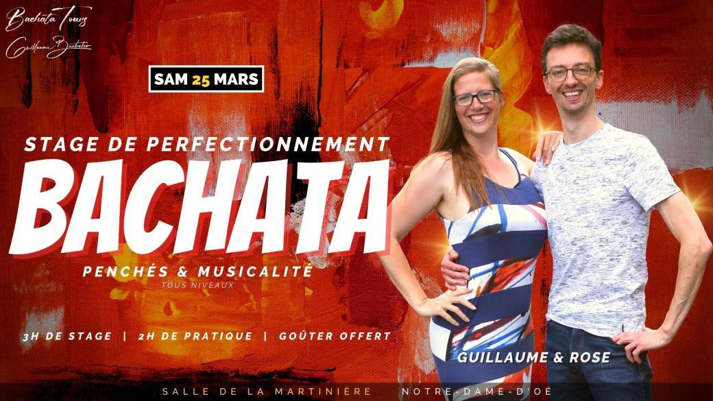 Stage de perfectionnement Bachata mars 2023