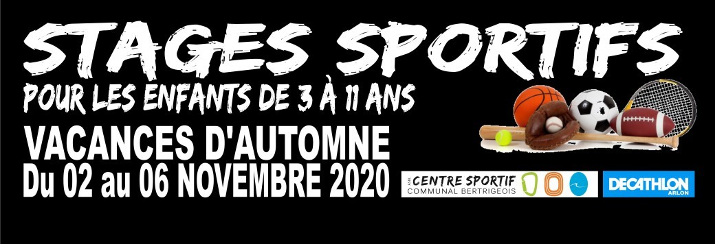 STAGES AUTOMNE 2020