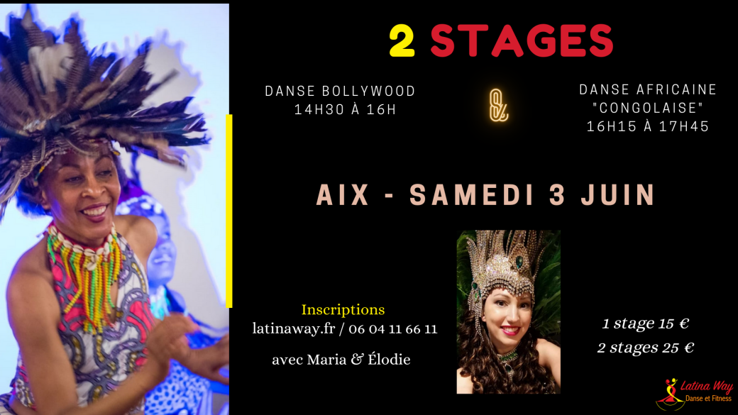 Stages Danses Africaines & Bollywood