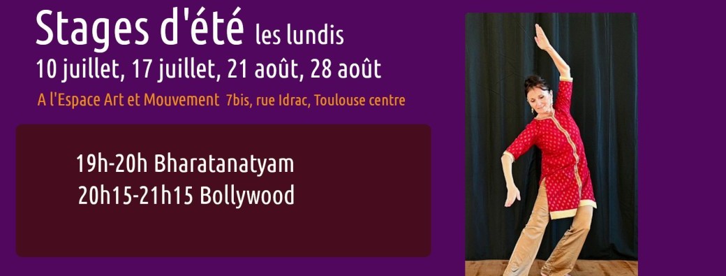 Stages de danse indienne été 2023