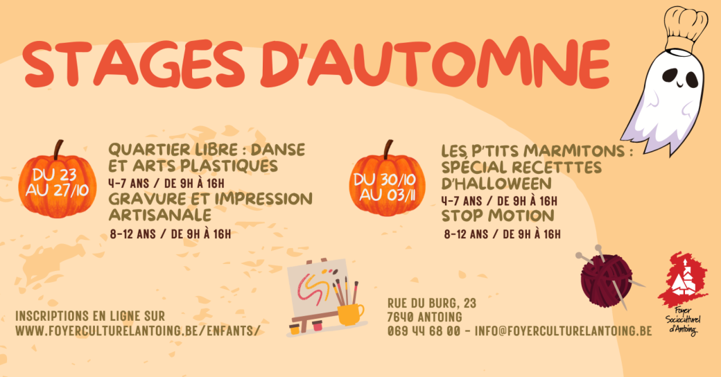 Stages de Toussaint 2023