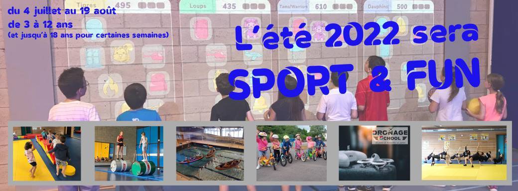Stages d'été 2022 - semaine 7