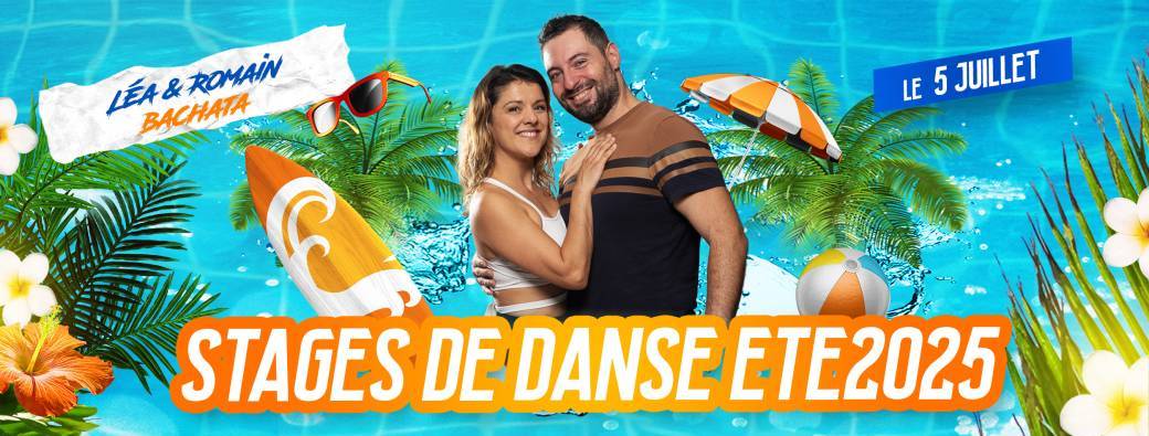 Stages d'été 2025 - Bachata Initiation - 5 Juillet