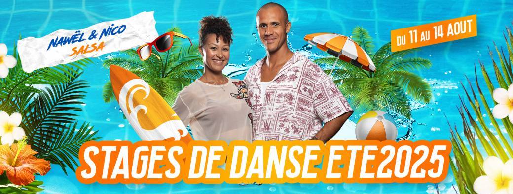 Stages d'été 2025 - Salsa - 11 au 14 Août