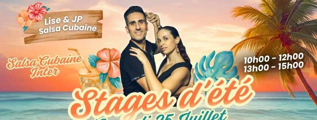 Stages d'été 2026 - Salsa Cubaine - 25 juillet