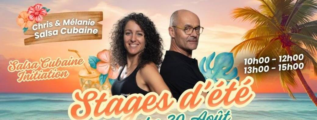 Stages d'été 2026 - Salsa Cubaine - 30 août