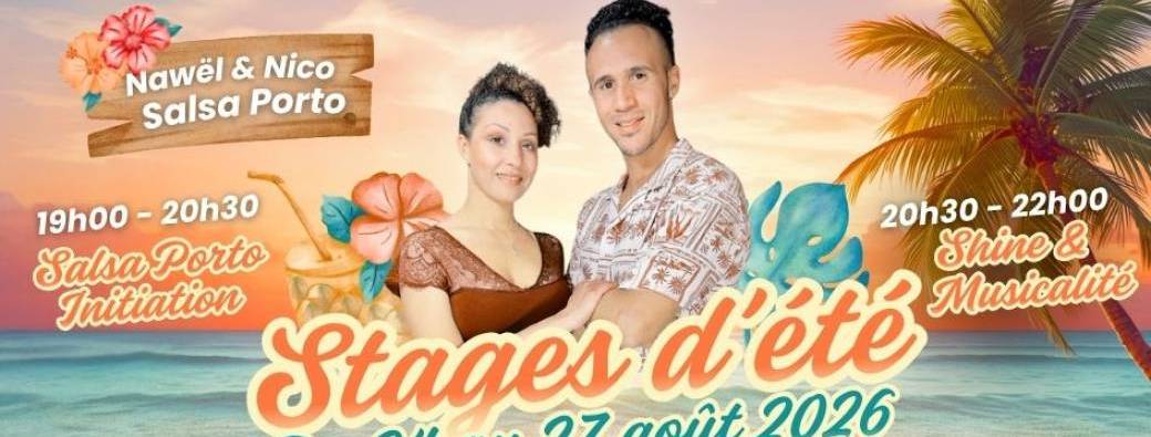 Stages d'été 2026 - Salsa Portoricaine & Shines - 24 au 27 août
