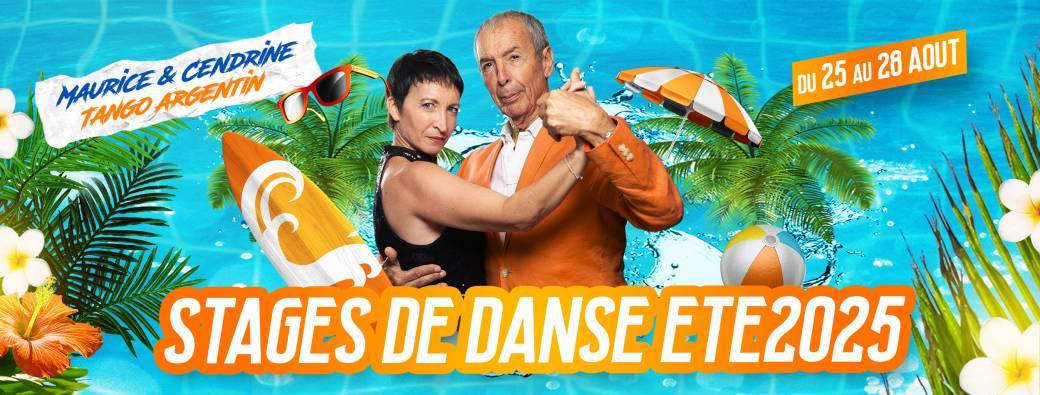 Stages d'été 2026 - Tango - 31 août au 3 septembre