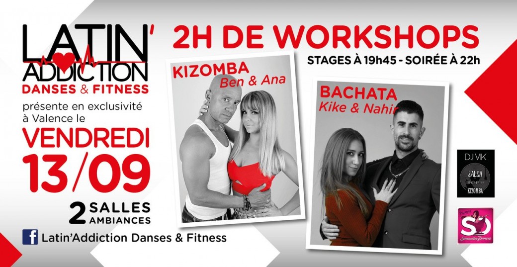 Kike & Nahir - Ben & Ana chez Latin'addiction : stages et soirée SBK