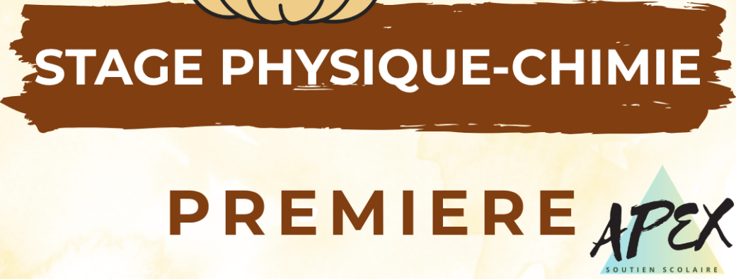 Stages PREMIERE PHYSIQUE-CHIMIE TOUSSAINT
