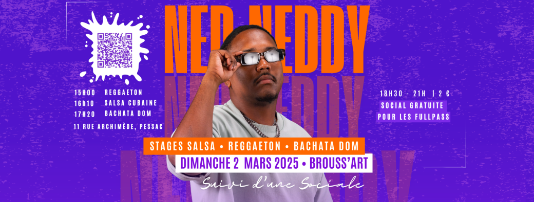 Stages Reggaeton Salsa Bachata avec Ned Neddy 