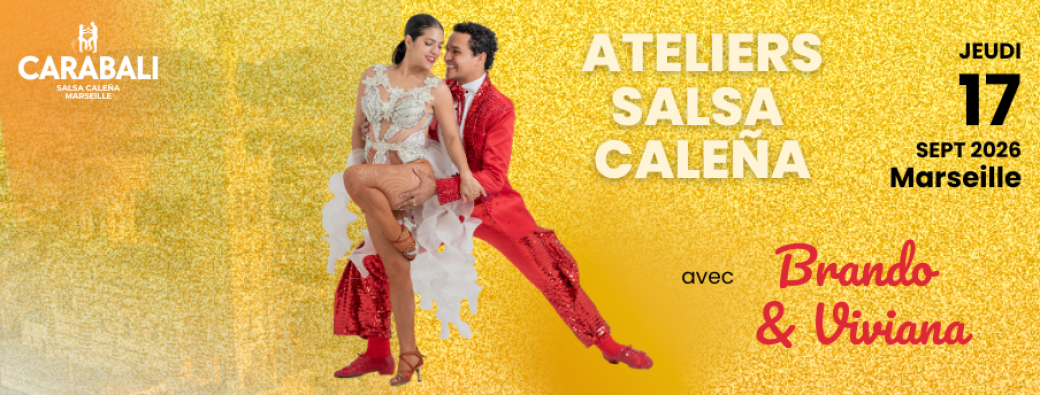 Stages salsa caleña avec Brando & Viviana à Marseille 17 septembre 2026