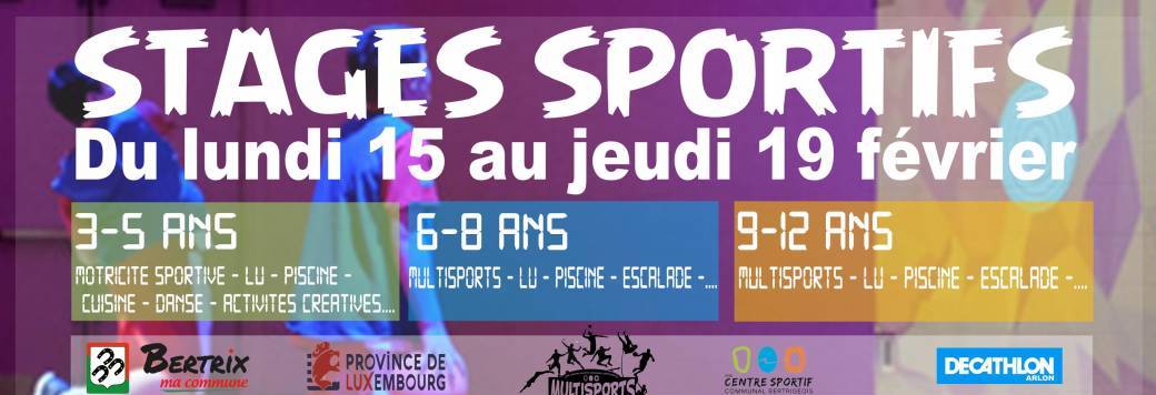 STAGES SPORTIFS DE CARNAVAL