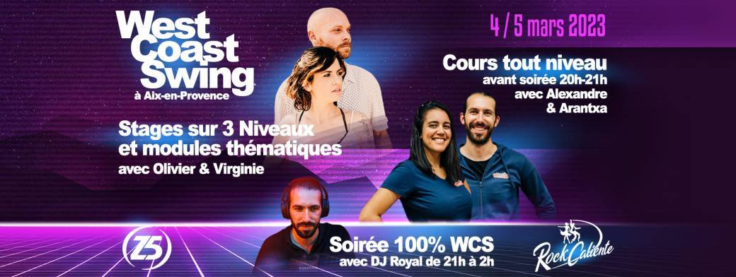 Stage, intensif & Soirée 100% West Coast Swing