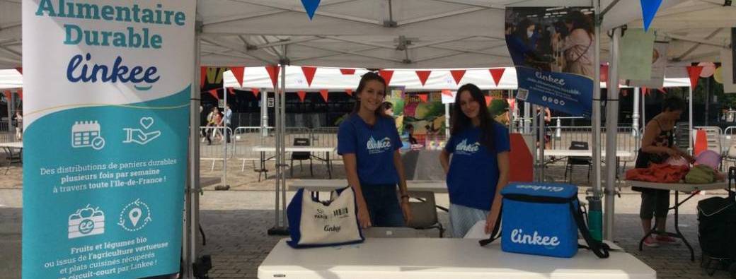 Stand Linkee — Semaine de l’alimentation Lyon 2