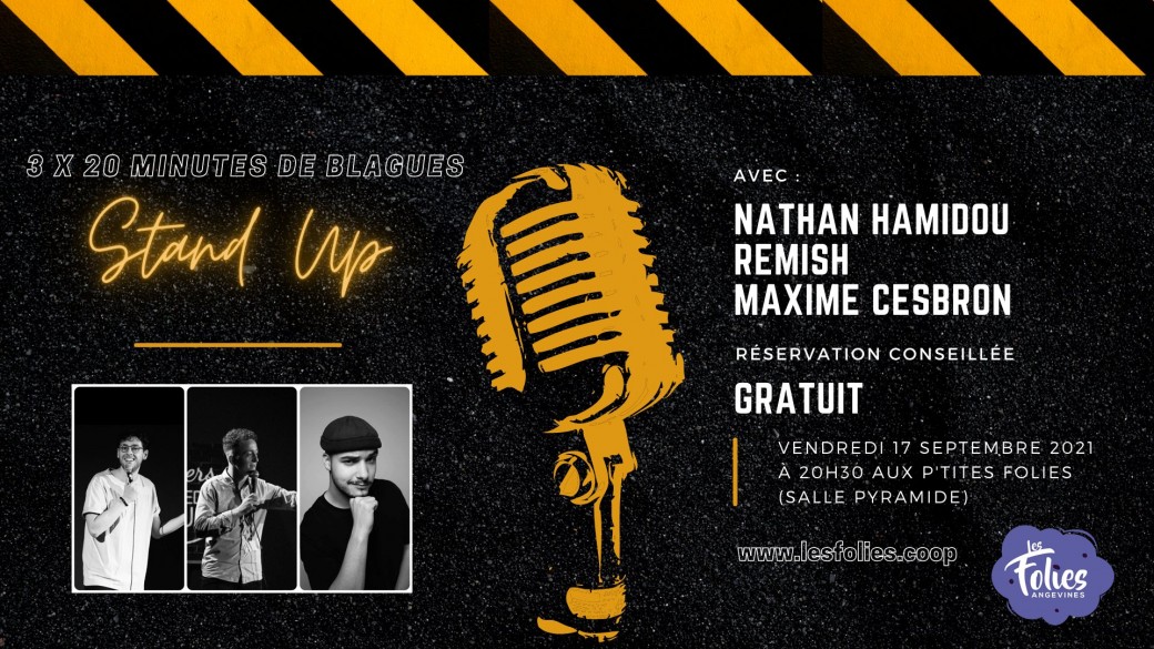 3 x 20 minutes avec Nathan Hamidou, Rémish et Maxime Cesbron