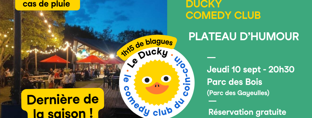 (COMPLET) Stand-up aux Gayeulles ! - 10 septembre